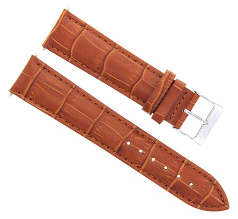 rolex 19mm watch band leather